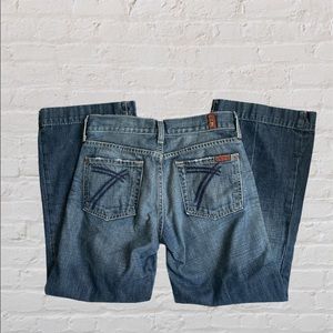 7 for All Mankind Flood Dojo jeans in size 25